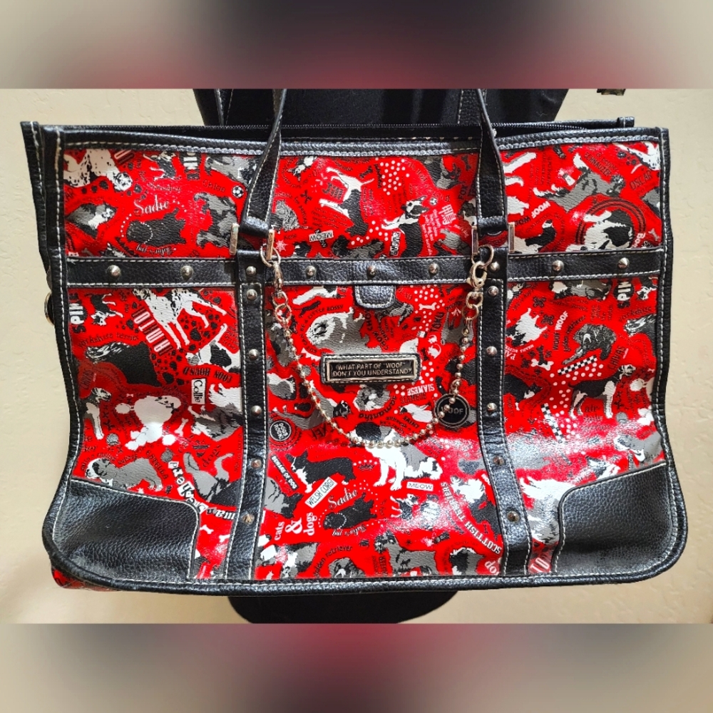Dogs Rock Sydney love Bag red shoulder bag carrier